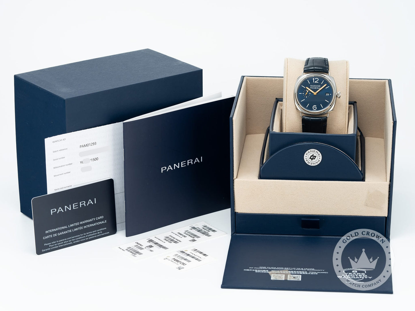 Panerai Radiomir Quaranta PAM01293 “068/140-322628” Full Set