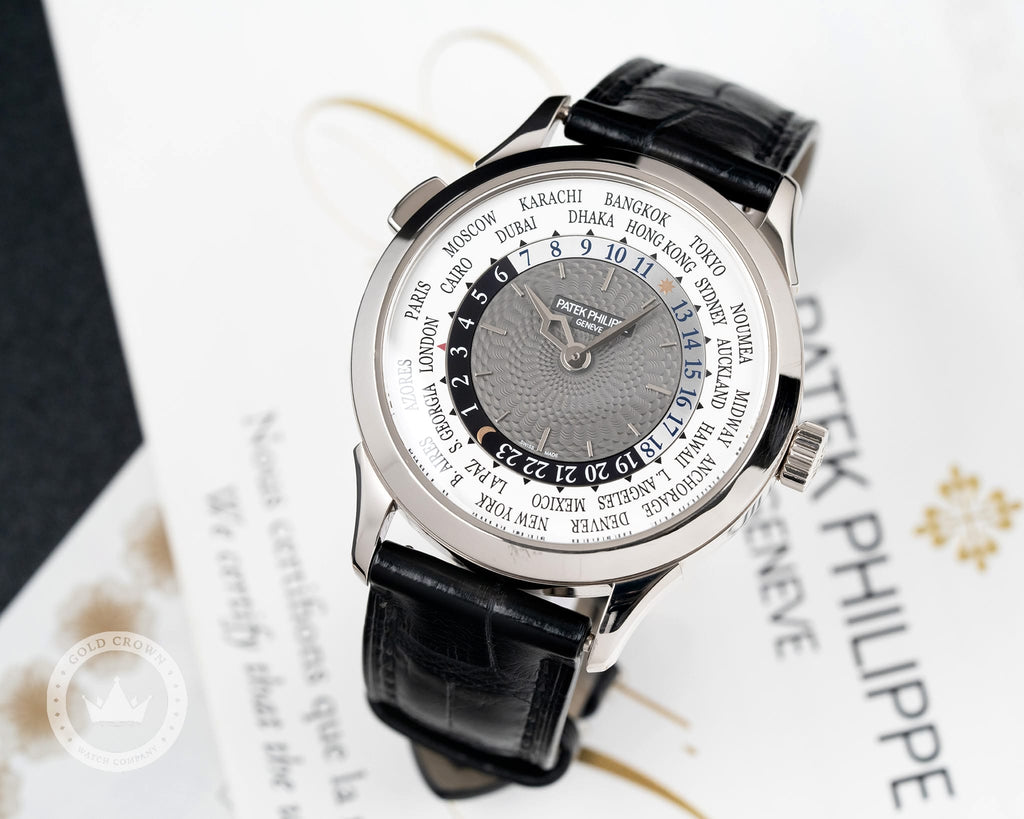 Patek Philippe World Time 5230G-001 Watch and Paper