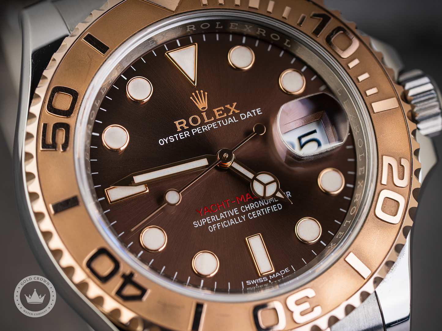 Rolex Yacht-Master 116621 “Chocolate Dial” Watch and Paper