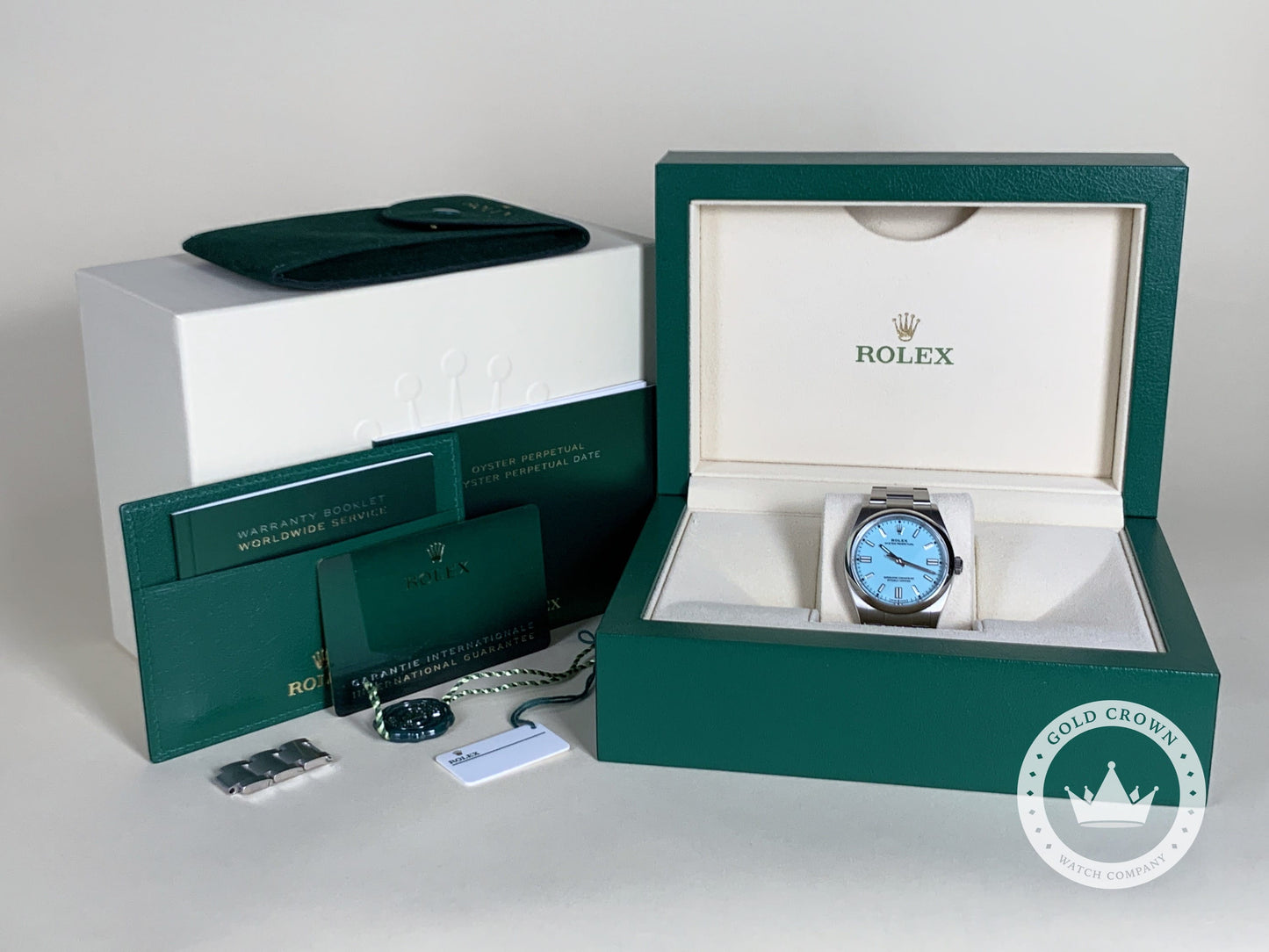 Brand New Rolex Oyster Perpetual 36 126000 “Tiffany” Full Set