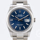 Rolex Datejust 126200 “Blue Motif Dial” Watch and Paper