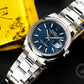 Rolex Datejust 126200 “Blue Motif Dial” Watch and Paper