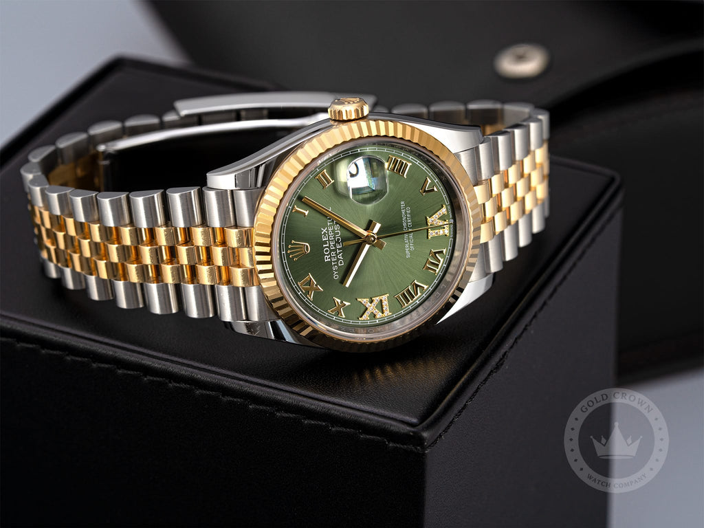 Rolex Day-Date 36 126233 Watch and Paper