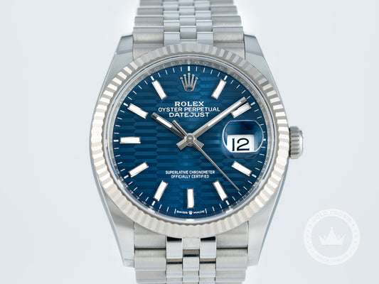 Rolex Datejust 126234 “Blue Motif Dial” Full Set