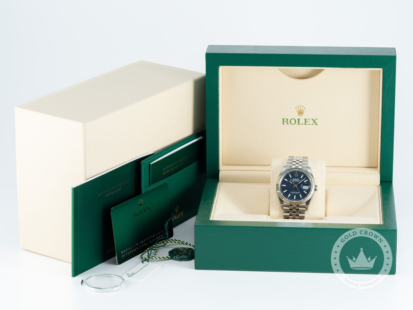 Rolex Datejust 126234 “Blue Motif Dial” Full Set