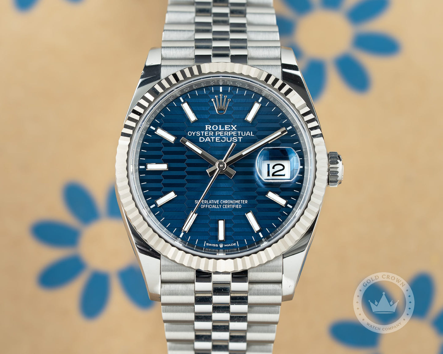 Rolex Datejust 126234 “Blue Motif Dial” Full Set