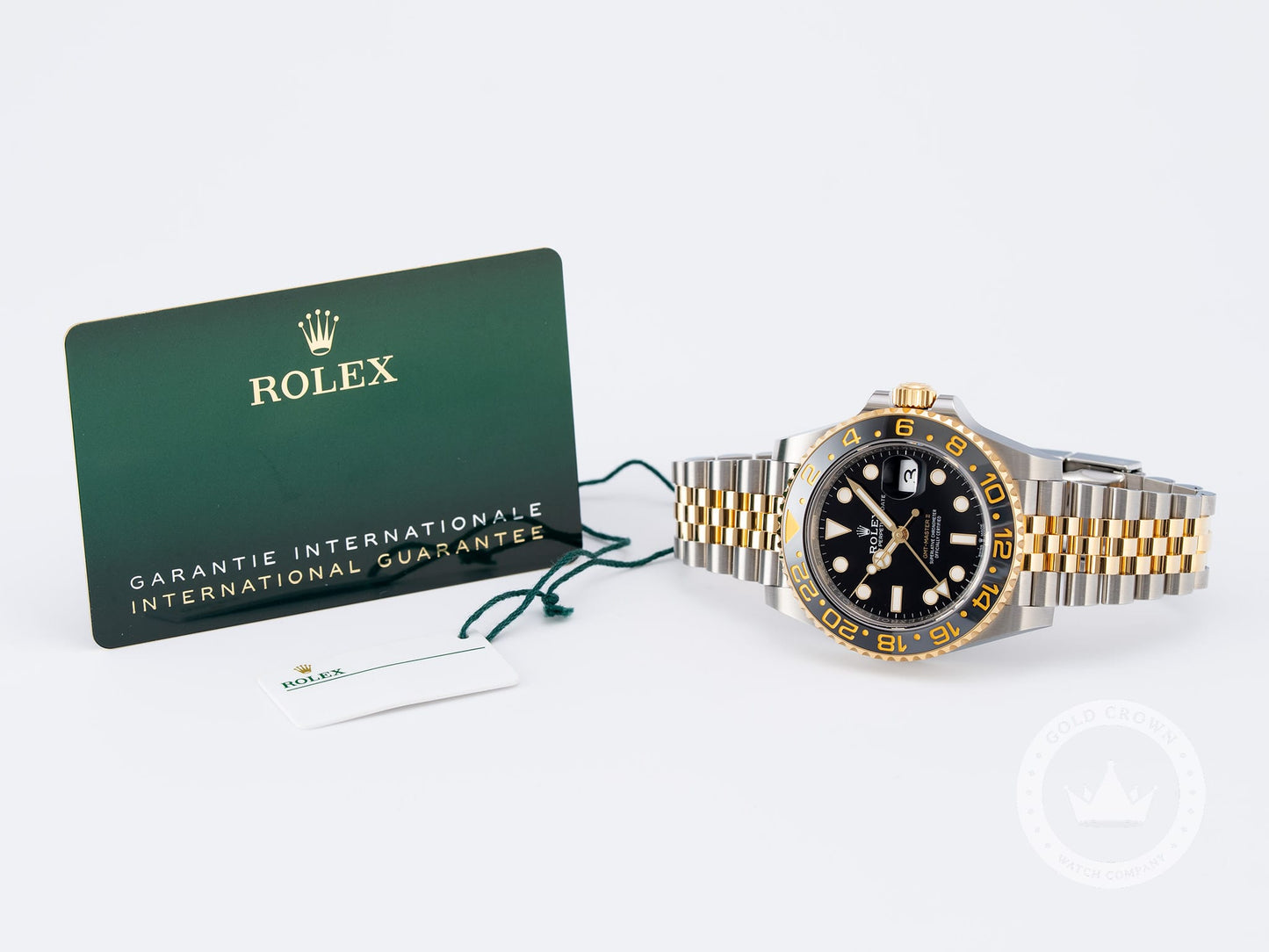 Brand New Rolex GMT-Master II 126713GRNR “Bumblebee” Watch and Paper