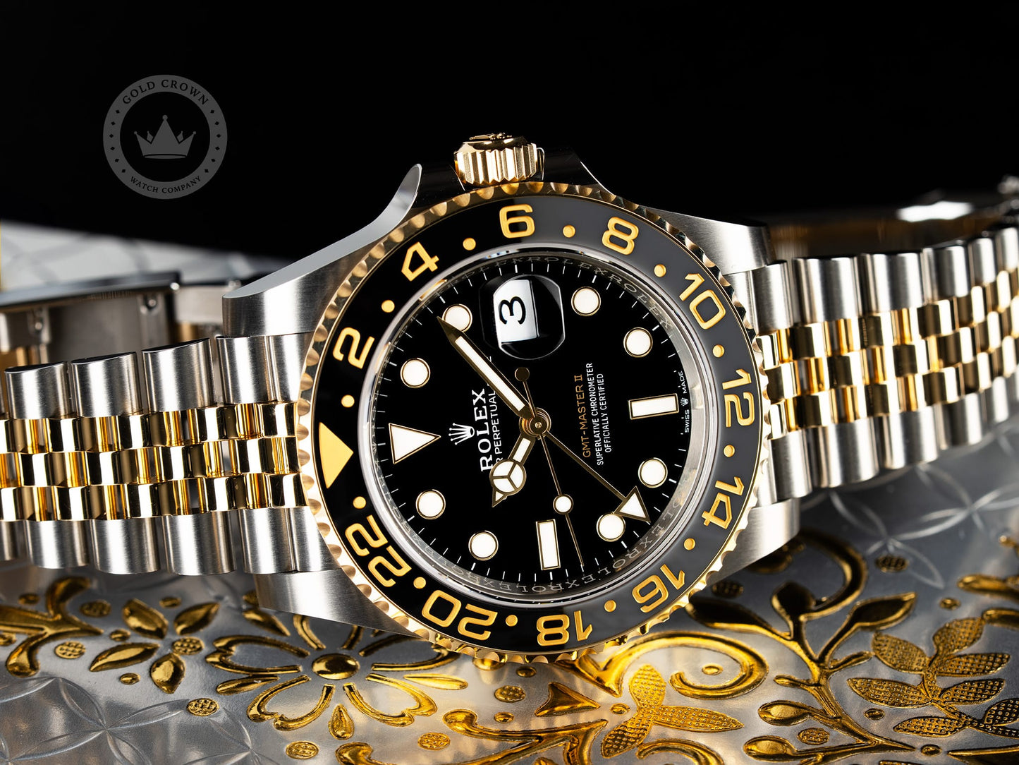 Brand New Rolex GMT-Master II 126713GRNR “Bumblebee” Watch and Paper