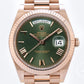 Rolex Day-Date 40 228235 “Olive Dial” Full Set