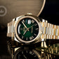 Brand New Rolex Day-Date 40 228238 “Green Ombre” Watch and Paper