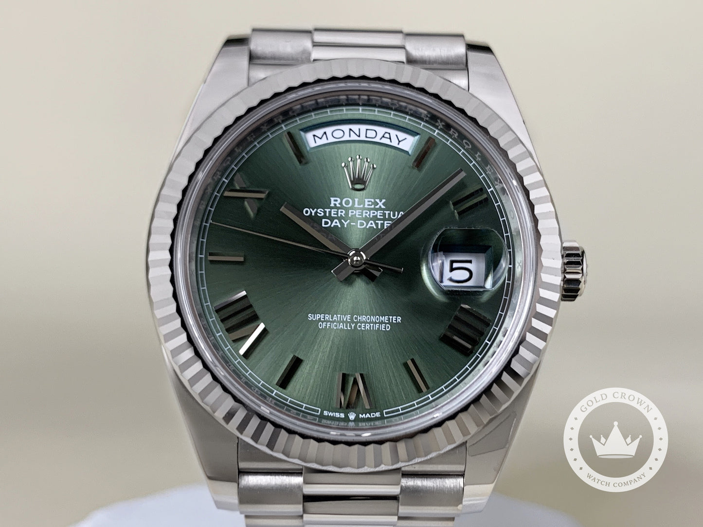 Rolex Day-Date 40 228239 “Olive” Full Set