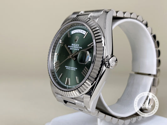 Rolex Day-Date 40 228239 “Olive” Full Set