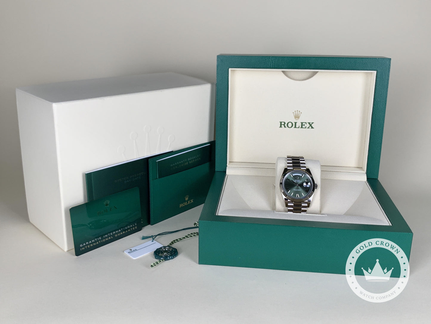 Rolex Day-Date 40 228239 “Olive” Full Set