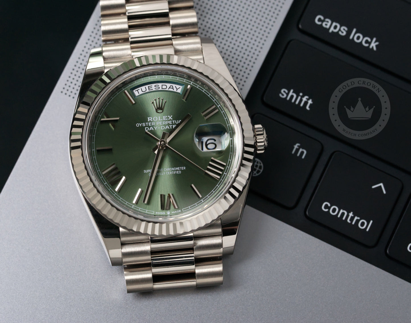 Rolex Day-Date 40 228239 “Olive” Full Set