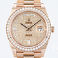 Rolex Day-Date 40 228345RBR “Pave Diamond Dial” Full Set