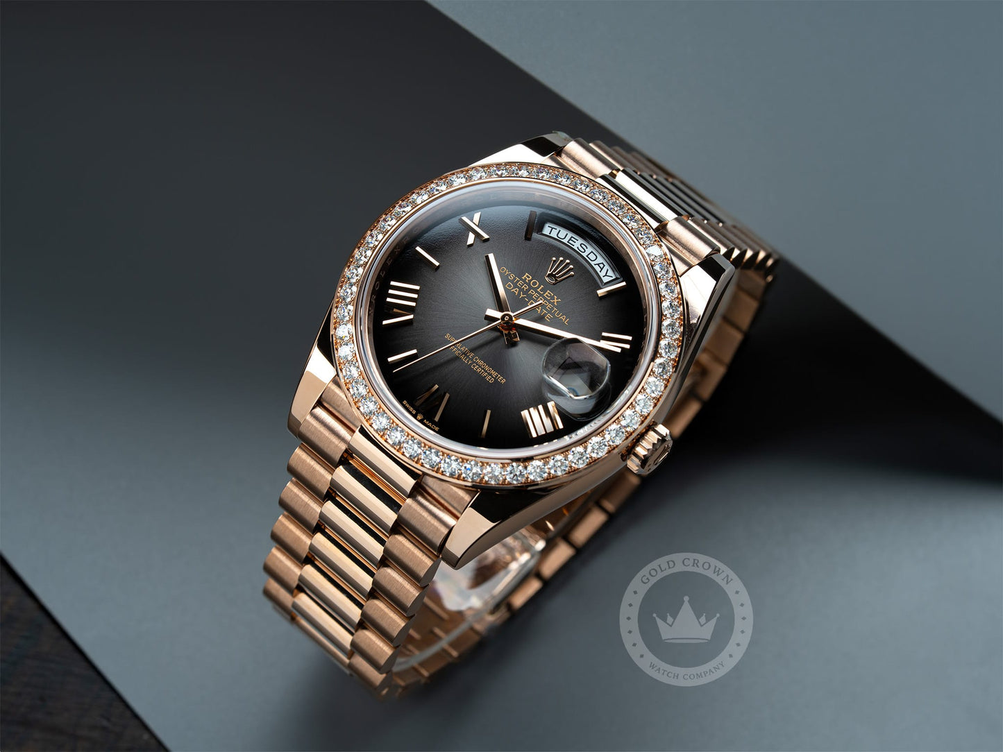 Rolex Day-Date 40 228345RBR “Ombre” Full Set