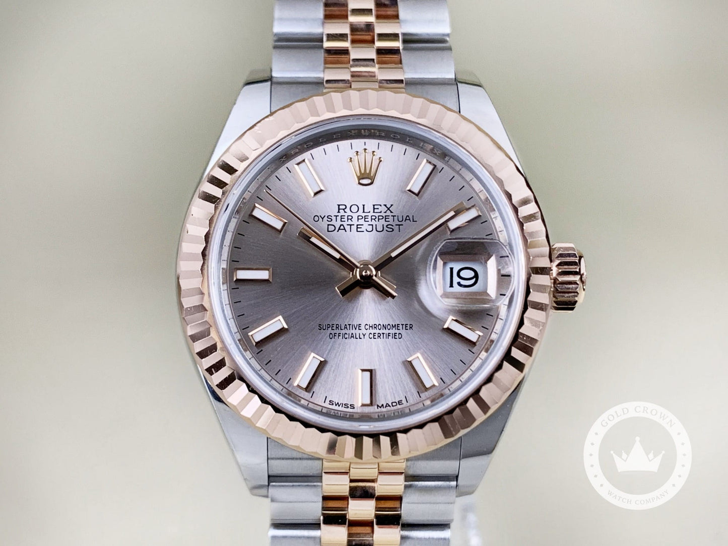 Rolex Datejust  279171 Watch and Paper