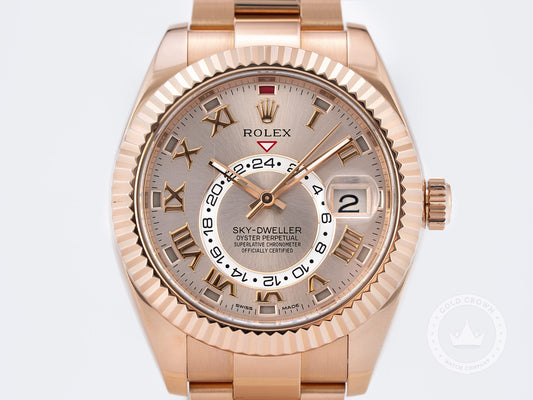 Rolex Sky-Dweller 326935 “Sundust Dial” Full Set