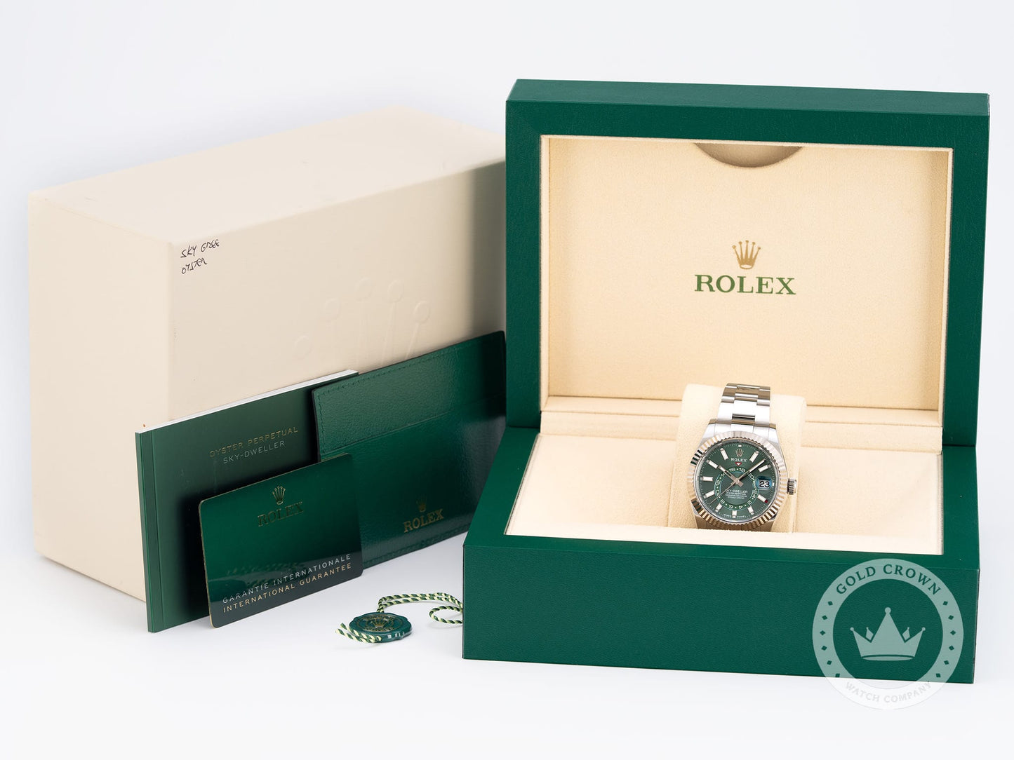 Rolex Sky-Dweller 336934 “Green Dial” Full Set