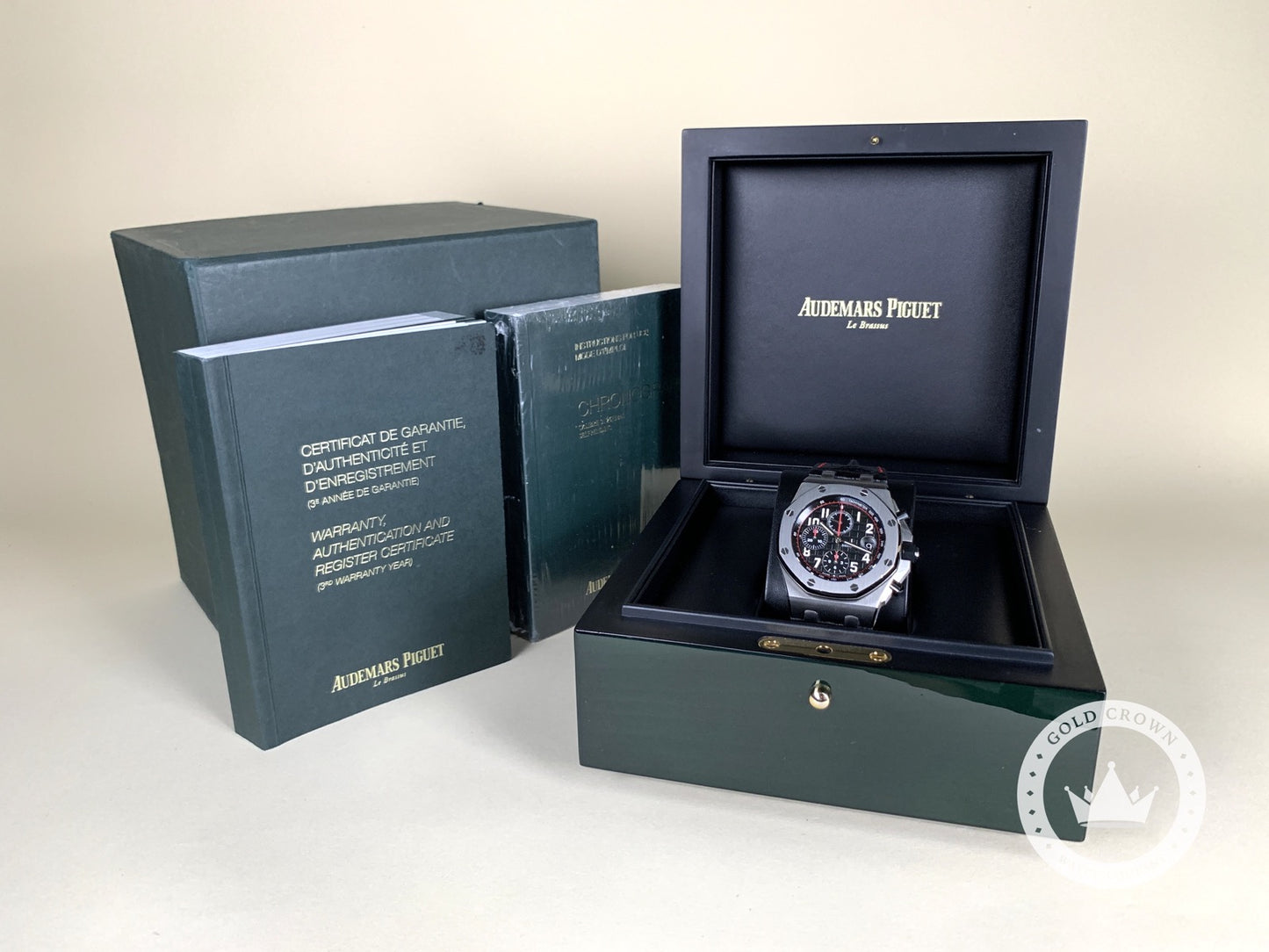 Audemars Piguet Royal Oak Offshore Chronograph 26470ST.OO.A101CR.01 “Vampire” Full Set