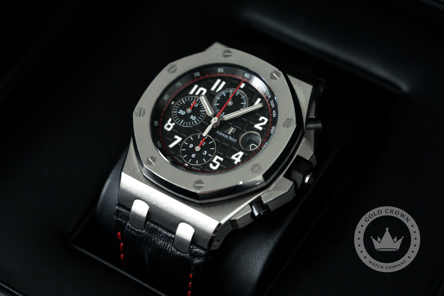 Audemars Piguet Royal Oak Offshore Chronograph 26470ST.OO.A101CR.01 “Vampire” Full Set