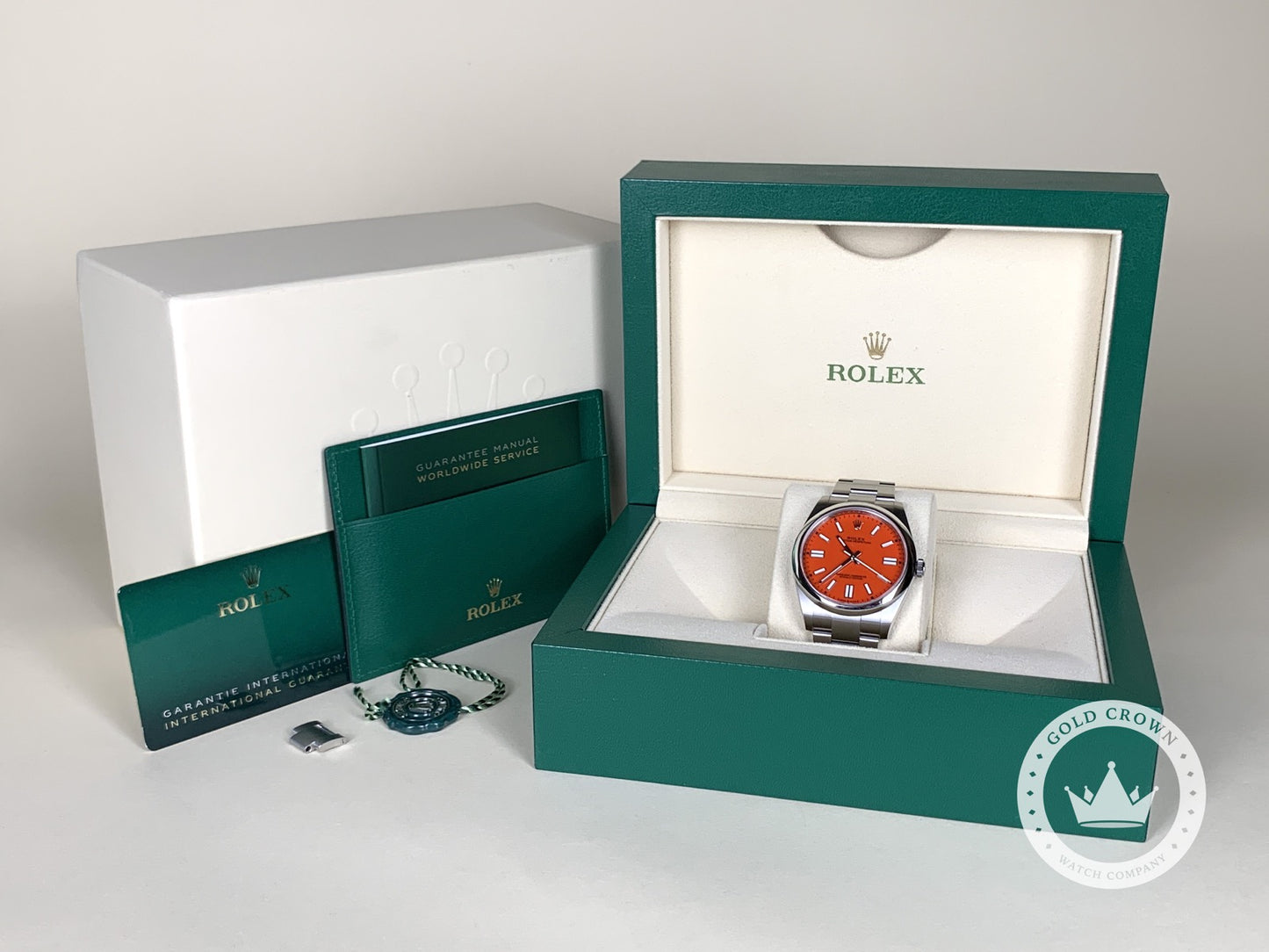 Rolex Oyster Perpetual 124300 “Coral” Full Set