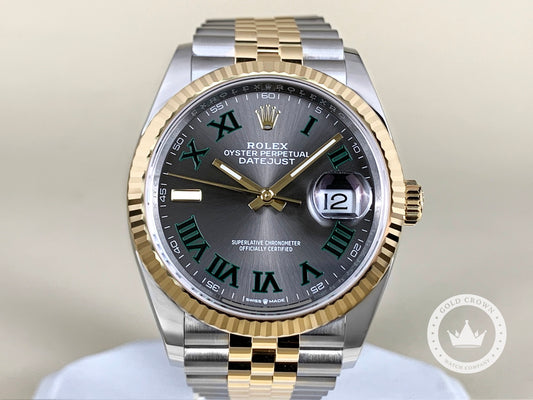 Brand New Rolex Datejust 126233 36mm “Wimbledon” Full Set