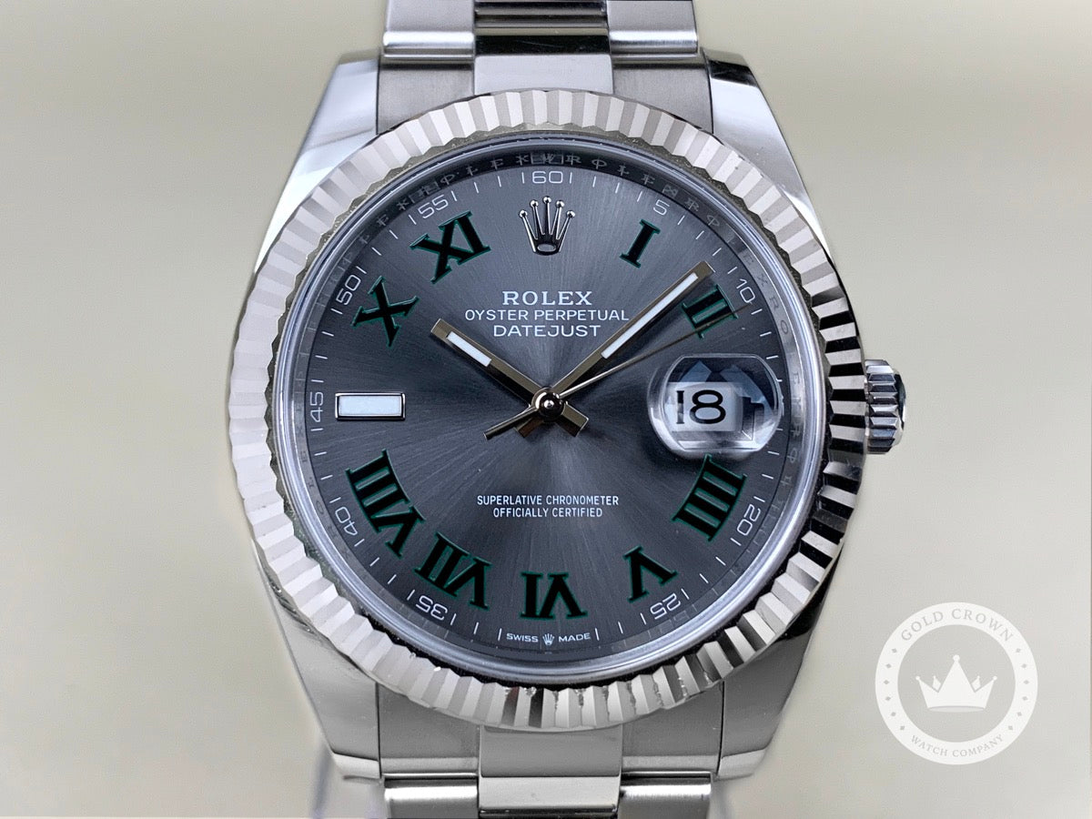 Rolex Oyster Perpetual Datejust Wimbledon Dial 126334 Full Set