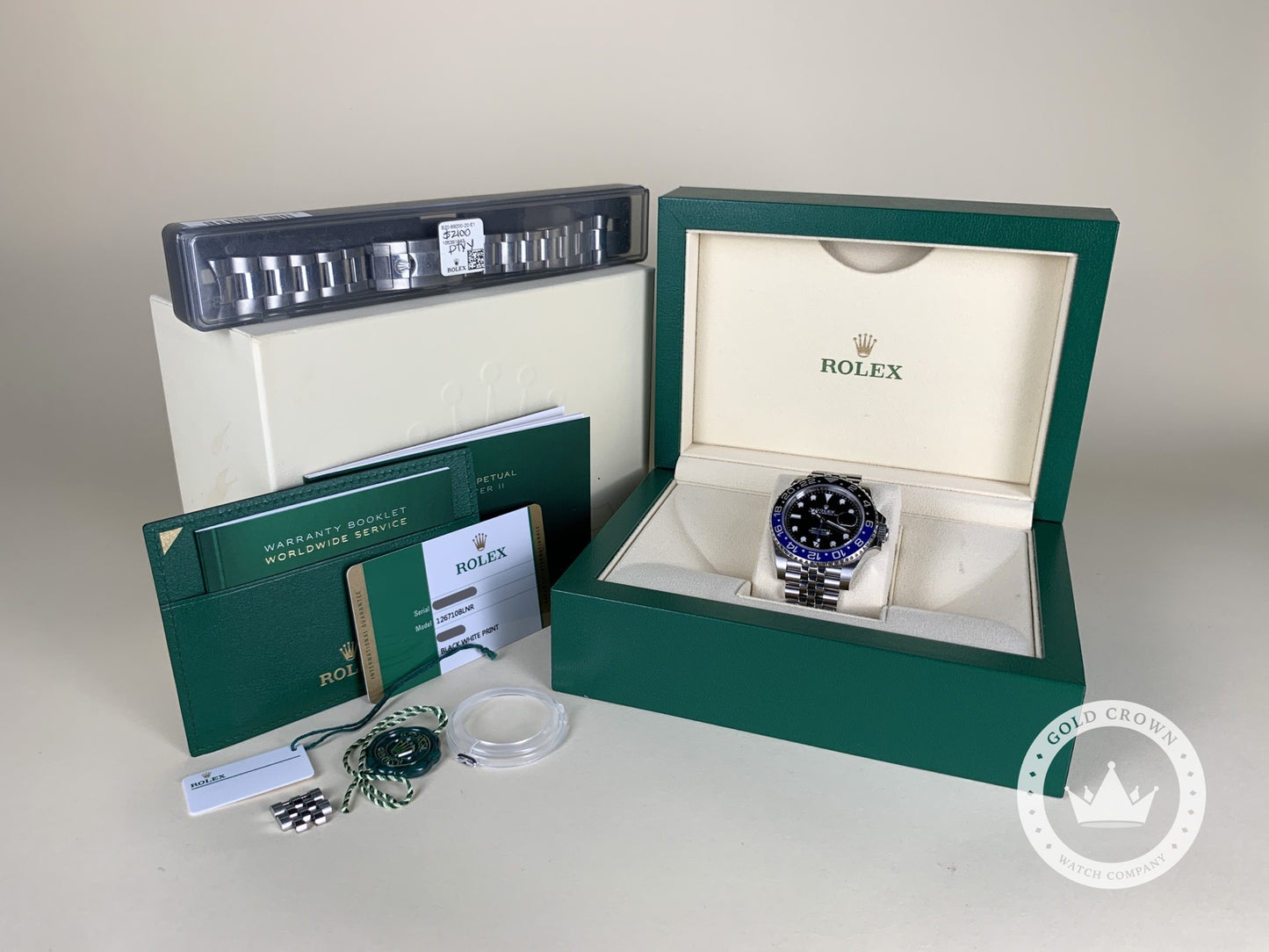 Rolex GMT-Master II 126710BLNR “Batgirl” Full Set