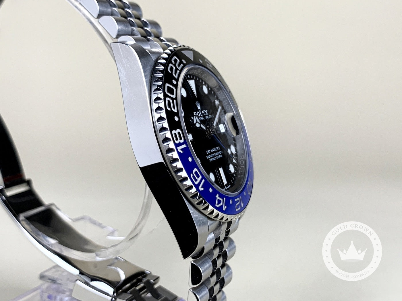 Rolex GMT-Master II 126710BLNR “Batgirl” Full Set – Gold Crown