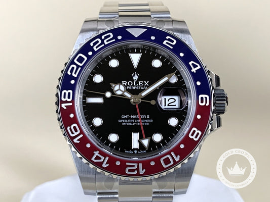 Brand New Rolex GMT-Master II  126710BLRO “Pepsi” Full Set