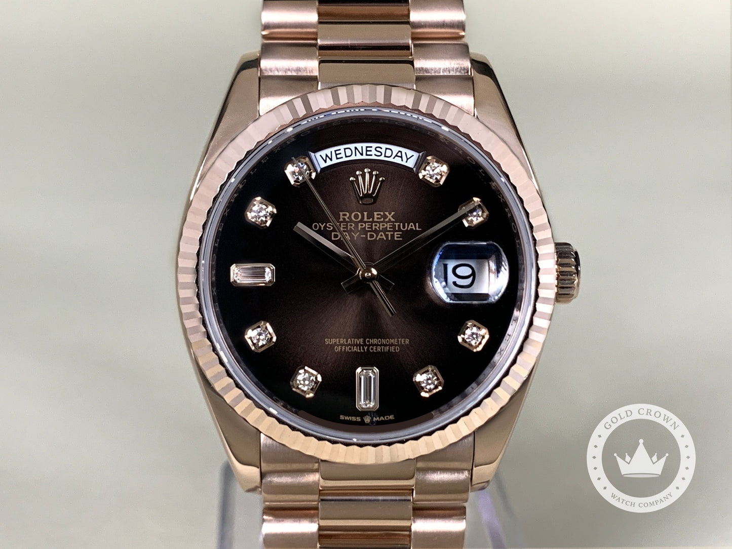 Rolex Day-Date Ombre Dial 128235 Watch