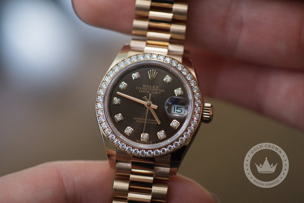 Brand New Rolex Rose Gold Datejust 279135RBR Full Set