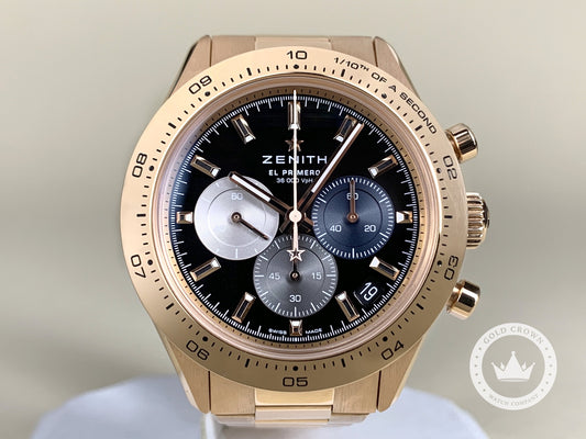 Zenith Chronomaster Sport Rose Gold 18.3101.3600/21.M3100 Full Set