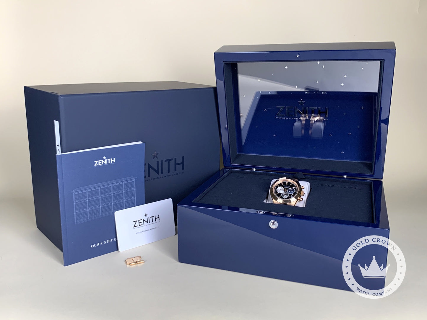 Zenith Chronomaster Sport Rose Gold 18.3101.3600/21.M3100 Full Set